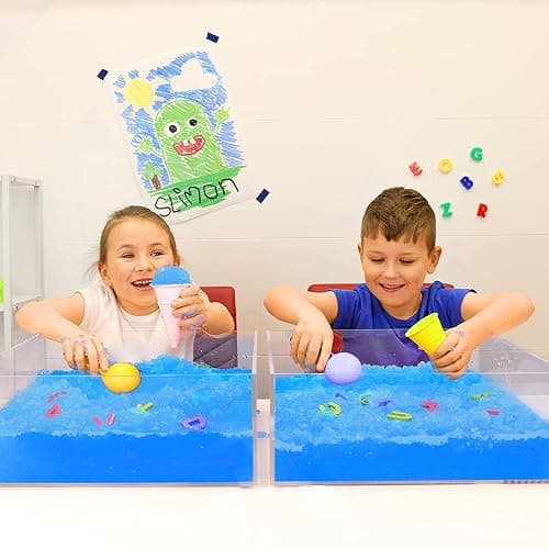 ZIMPLI - Gelli Baff Bleu, 1 Bain ou 6 utilisations, transforme magiquement l'eau en Une Substance gluante épaisse et colorée, Cadeaux d'anniversaire pour Enfants, Jouets de Bain éducatifs thumbnail 6