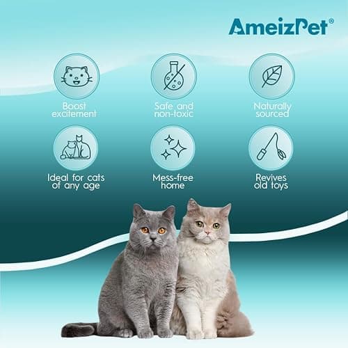 AmeizPet Catnip Spray for Cats, Cat Scratching Sprays, Transparent Cat & Kitten Behaviour Spray 50 ml (1.69 Oz) thumbnail 5