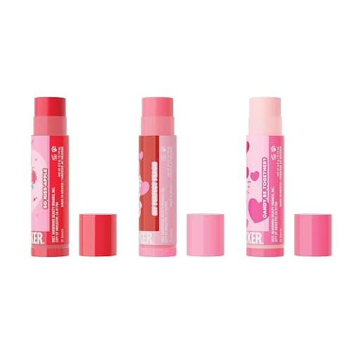 Lip Smacker Heart Tin Lip Balm Trio, Sweet & Fruity Flavors, Moisturizing & Hydrating Lip Care, Sheer Glossy Finish, Fun & Collectible Gift Set for All Ages - Hello Kitty thumbnail 6
