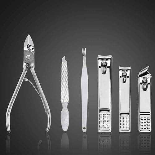 Nail Clippers Set Fingernail and Toenail Clipper Cutters, 18Pcs Manicure Pedicure Kit Professional Grooming Kits, Nail Care Tools with Travel Case Stocking Stuffers Gifts for Men Women Parent thumbnail 3