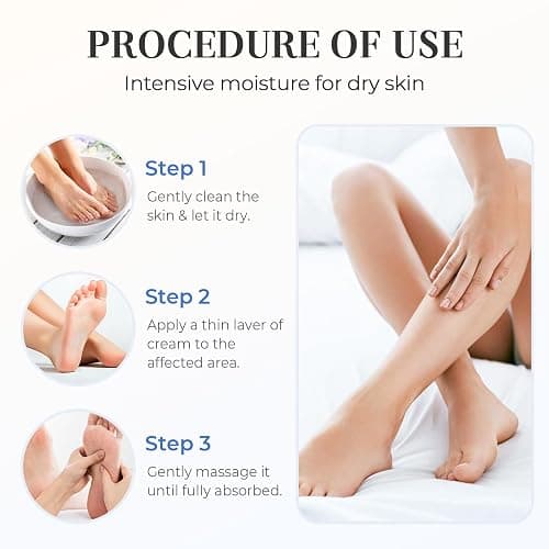 Hydrating and Anti-Cracking Foot Cream, 2025 Moisturising and Relieves Cracking and Dryness Foot Cream, Hand and Foot Repair Cream for Women & Men Callused, Feet, Knee, Elbow, Hand (White-1PC, #01) thumbnail 3