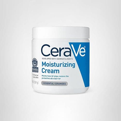 CeraVe Moisturizing Cream, Body and Face Moisturizer for Dry Skin, Body Cream with Hyaluronic Acid and Ceramides, Daily Moisturizer, Oil-Free, Fragrance Free, Non-Comedogenic, 19 Ounce thumbnail 14