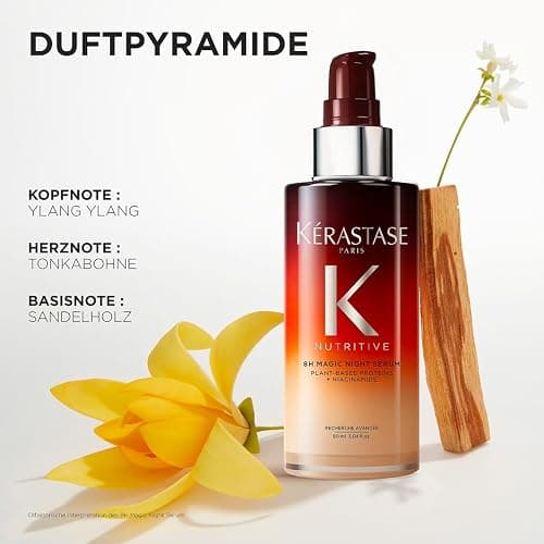 Kérastase Pflegeset mit Genesis Sérum Anti-Chute Fortifiant gegen Haarverlust und Haarbruch (90 ml) und Nutritive 8H Magic Night Serum (90 ml) für mehr Glanz und Geschmeidigkeit thumbnail 8