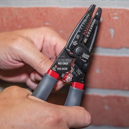 Klein Tools 1019 Klein Kurve Wire Stripper / Crimper / Cutter, Made in USA, Cutting / Crimping / Stripping Tool for B and IDC Connectors, Terminals, More thumbnail 2