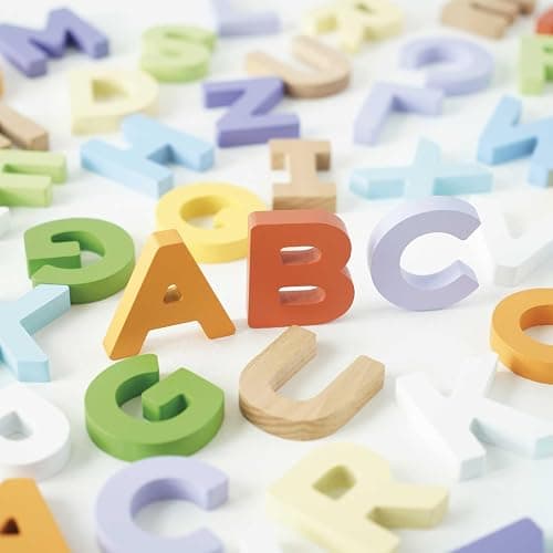 Le Toy Van - Wooden Letters in a Bag Toy, Plastic Free | Suitable for Age 18+ Months thumbnail 8