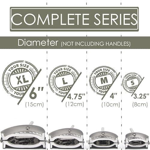 Best Utensils Stainless Steel Ravioli Mold Pierogi Dumpling Maker Wrapper Pastry Dough Cutter Kitchen Accessories (L: 4.5 inch) thumbnail 6