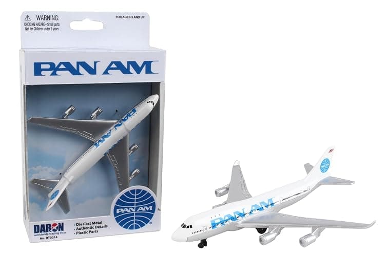 Daron Planes Pan Am Single Plane (RT0314), White - Image 1
