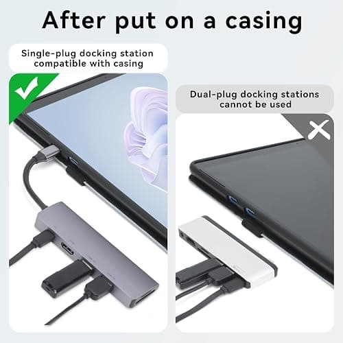 Omnpak Microsoft Surface Pro 11/10/9 Case, Lightweight Protective, Multiple Angle, Stylus Holder, Designed for Surface 11th Edition AI 2024/Pro 9 5G 13" 2022, Compatible with Type Cover Keyboard thumbnail 9