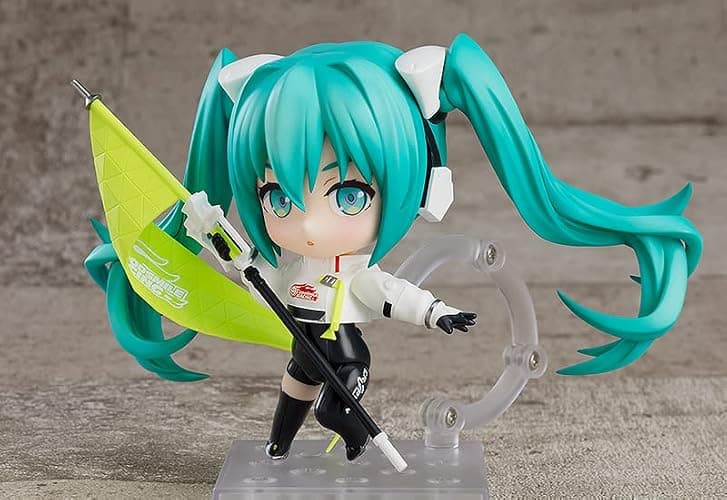Good Smile Hatsune Miku GT Project: Racing Miku (2022 Ver.) Nendoroid Action Figure, Multicolor thumbnail 2