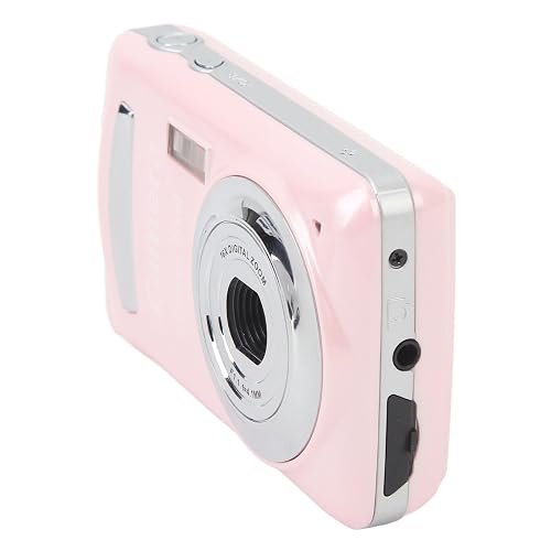 Digital Camera, FHD 1080P 16MP Portable Camera with 2.4 In Screen, 16X Digital Zoom, Auto Focus Stabilization Vlogging Camera for Kids Student Children Teens Girl Boy (Pink) thumbnail 9