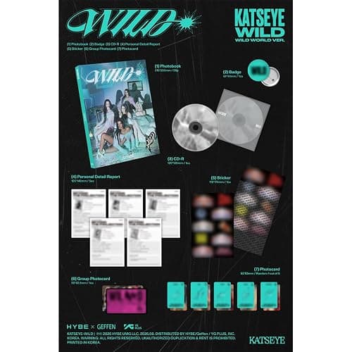 KATSEYE WILD Official K-Pop CD Album Wild World Version | Extra Photocards while supplies last thumbnail 2