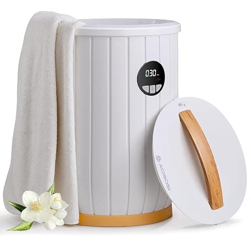 AAOBOSI Large Towel Warmers for Bathroom with Digital Display,20L 4 Timer& Auto Shut Off,Fast Warming, Blankets & Robes, Portable Electric Warmer for Bathroom,SPA,PJ's and More - Image 1