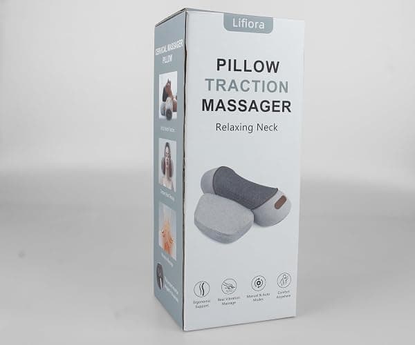 Lifiora 3-in-1 Neck Massager Pillow with Heat & Gentle Support, Deep Relaxation for Neck, Massage Pillow for Shoulder & Back, Ergonomic Pillow Design for Daily Comfort at Home or Office thumbnail 10