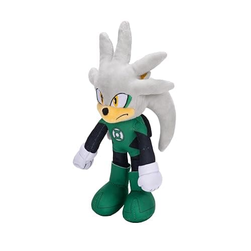 Sonic The Hedgehog DC Comics Sonic as The Flash and Silver as Green Lantern 9” Plush 2-Pack thumbnail 10