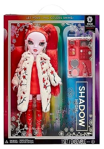 Rainbow High Shadow High Rosie - Red Fashion Doll. Fashionable Outfit, Extra Long Hair & 10+ Colorful Play Accessories. Great Gift for Kids 4-12 Years Old & Collectors thumbnail 2