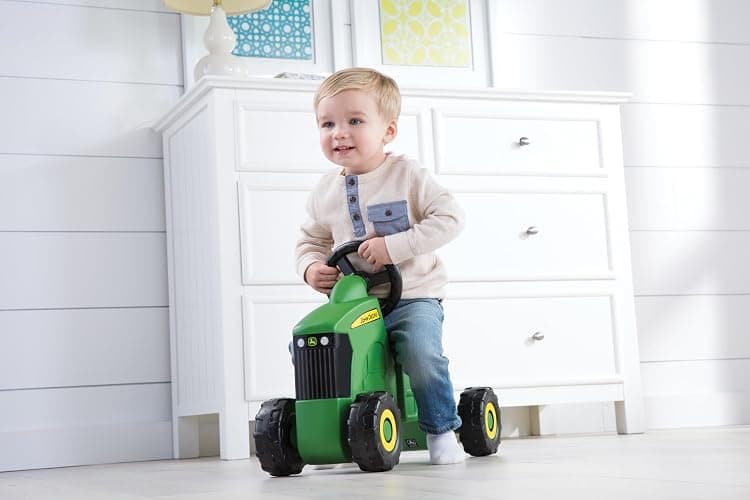 John Deere Ride On Toys Sit 'N Scoot Activity Tractor for Kids Ages 18 Months and Up, Green thumbnail 4