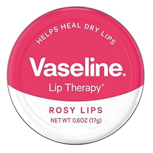 Vaseline Lip Therapy Lip Balm Tin, Rosy Lips, 0.6 Ounce - Image 1