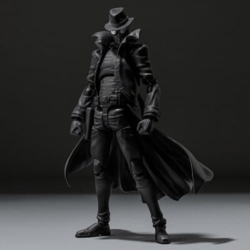 Spider-Man: Spider-Bath SV Action Spider-Man Noir Action Figure, Non-scale, ABS & PVC, Pre-painted Complete Action Figure thumbnail 2