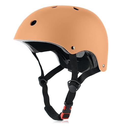 Skateboard Bike Helmet, 3 Sizes for Adult Youth & Kids | Lightweight, Adjustable, Certified Multi-Sport for Bicycle, Inline/Roller Skates, Kick Scooter - Image 1
