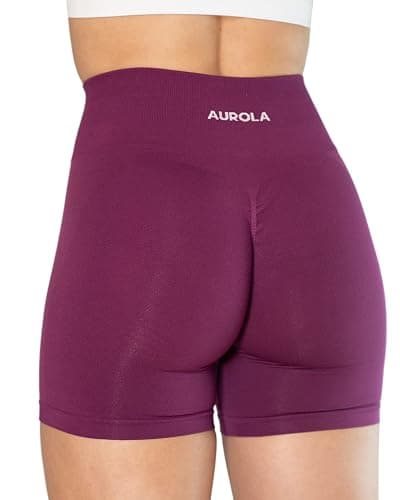 AUROLA Intensify Workout Shorts for Women Seamless Scrunch Short Gym Yoga Running Sport Active Exercise Fitness Shorts thumbnail 3