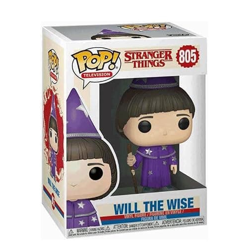 POP Stranger Things - Will The Wise Funko Pop! Vinyl Figure (Bundled with Compatible Pop Box Protector Case), Multicolor, 3.75 inches thumbnail 2