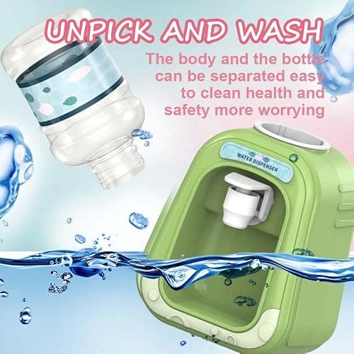 Micellar Water Dispenser, 2025 Upgrade Makeup Remover Dispensers Drinking Water Fountains Miniature, Mini Water Dispenser Makeup Remover Container Mini Micellar Dispensers Machine (Pink) thumbnail 5