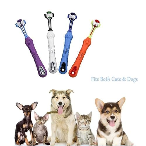 (4 pack) Orgrimmar 3-sided dog toothbrushes thumbnail 6