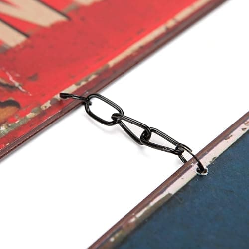 NIKKY HOME All You Need is Love Metal Antique Wall Art Hanging Sign Plaque 70s Room Decor 12 x 19 Inches thumbnail 6