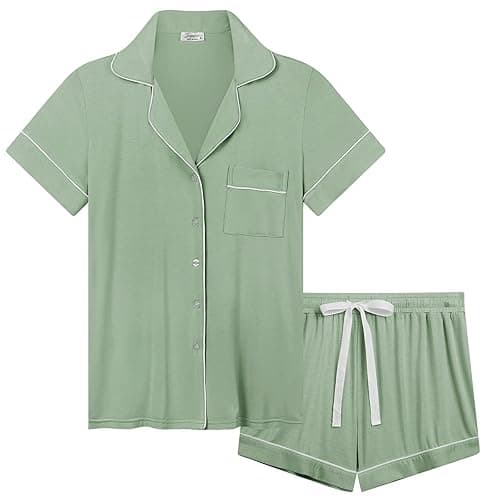 Joyaria Women's Bamboo Viscose Pajama Set