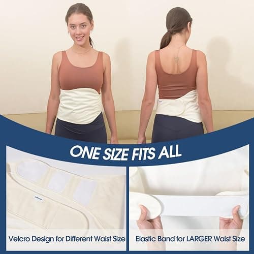 Castor Oil Pack Wrap for Stomach, Cotton Flannel Pad, Comfort Fit, Reusable and Mess-Free (Castor Oil Not Included) thumbnail 5