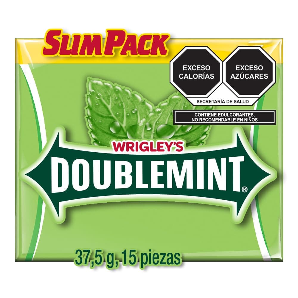 Doublemint Chicles sabor Menta 15 sticks 37.5 g - Image 1