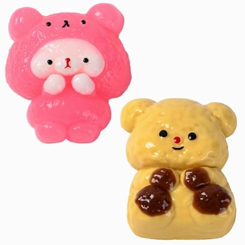Taba Squishy Fidget Toys 6Pcs, Ultra-Soft Stress Relief Sensory Squeeze Toys for Kids & Adults, Kawaii Fufu Squishies for Party Favors, Birthday Gifts, Xmas Goodie Bags Stuffers thumbnail 7