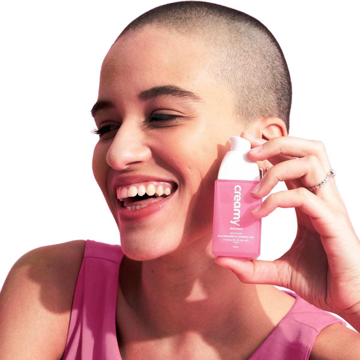Creamy Skincare Niacinamide B Complex 20% 30ml | Uniformiza a Textura e o Tom da Pele, Clareia Manchas, Vitaminas B3, B12, B5, B6, E e Zinco | Todos os Tipos de Pele thumbnail 4
