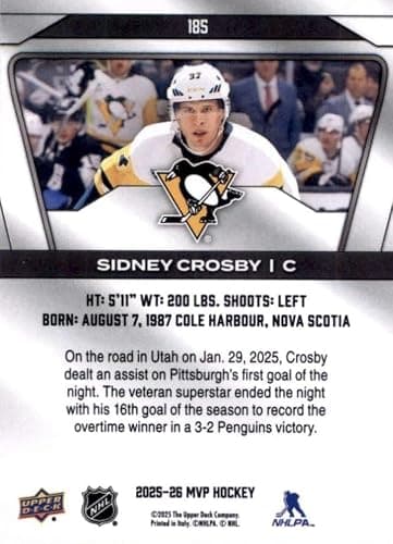 2025 2026 Upper Deck M V P Hockey Series Unopened Retail 36 Pack Box with Chance for Rookies and Stars Plus #1 Draft Picks Cards and Exciting New Insert Sets thumbnail 8