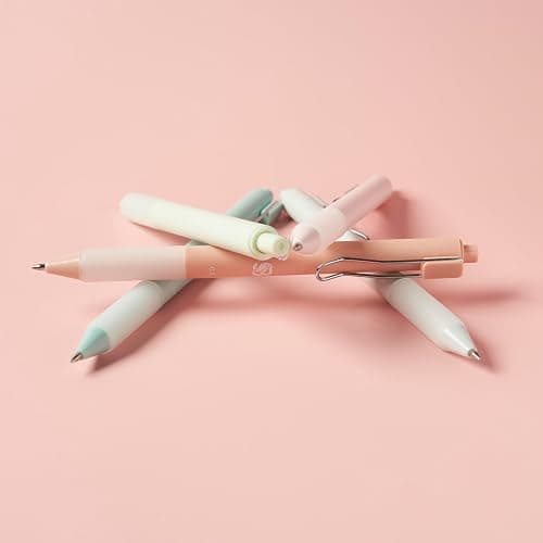BLIEVE - Aesthetic Highlighters and Gel Pens With Soft Ink and Chisel Tip, Bible Highlighters and Pens No Bleed, Dry Fast Easy to Hold, for Bible Journaling Planner School Supplies (PASTEL) thumbnail 9