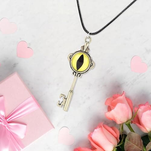 Axlksia The Owl House Key Necklace, The Owl House Merch Gifts for Woman thumbnail 3