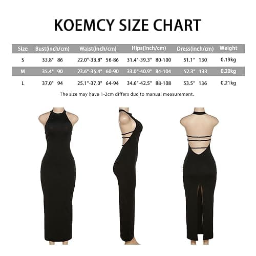 XFSRG Robe Femme Sexy Dos Nu Bodycon Dress Robe Col Halter Longue Robe Cocktail Elégant de Soirée sans Manches Party thumbnail 4