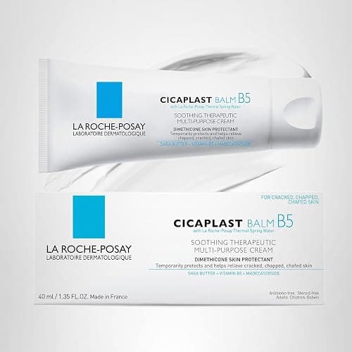 La Roche-Posay Cicaplast Balm B5, Healing Ointment and Soothing Therapeutic Multi Purpose Cream for Dry & Irritated Skin, Body and Hand Balm, Baby Safe, Fragrance Free thumbnail 10