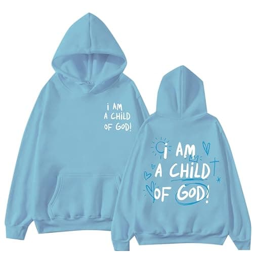 Jesus Hoodie Christian Hoodies 2025 Bible Verse Faith Christ Sweatshirts Sweater Girls for Women Men Teen Girls thumbnail 2