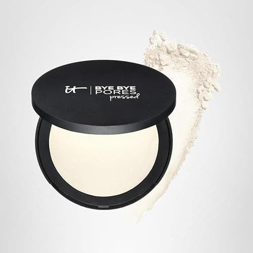 IT Cosmetics Bye Bye Pores Pressed Finishing Powder - Universal Shades - Contains Anti-Aging Peptides, Hydrolyzed Collagen & Antioxidants - 0.31 oz thumbnail 8
