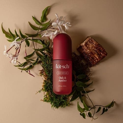 Kitsch Hair Perfume for Women - Oak & Amber | Clean, Deodorizing & Patented Odor-Eliminating Technology Hair Spray & Body Mist - Freshen Hair, Body & Pillows- Berries and Blooming Jasmine Scent - 50mL thumbnail 8