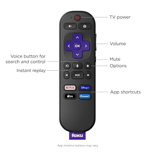 Roku Express 4K+ | Roku Streaming Device 4K/HDR with Voice Remote, Free & Live TV thumbnail 4