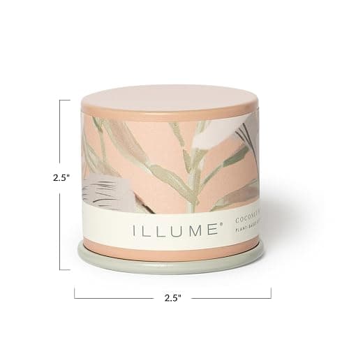 Illume Beautifully Done Essentials Coconut Milk Mango Demi Vanity Tin Scented Candle thumbnail 3