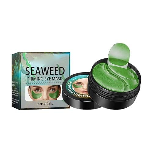 30 Pairs Seaweed Eye Cover Eye Pads Anti-Ageing Eye Cover Collagen Eye Cover Moisturising Eye Patches Removing Dark Circles Fine Lines Wrinkles Eye Bags Puffiness,Eye Skin Care Pads With Collagen - Image 1