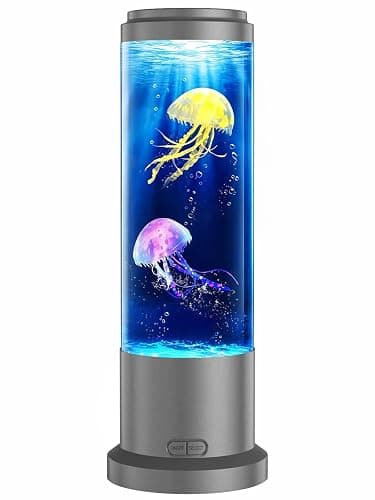 Bodami Jellyfish Lamp,16 Color Mood Night Light, Whisper-Quiet Sensory Aquarium Light, Dual Power Mode Decorative Night Lamp with Remote Control & Timer Suitable for Home Office Decoration and Gifts - Image 1