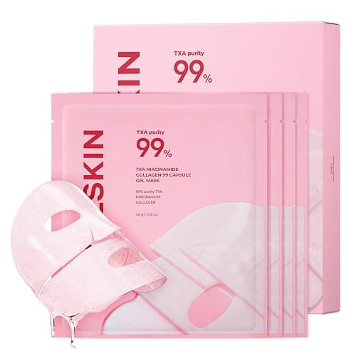 APRILSKIN TXA Pink Capsule Gel Mask | Overnight Face Mask for Glass Glow Skin I 99% High-Purity Tranexamic Acid 3 for uneven skin tone I Elasticity, Hydrating and Firming I Korean Skincare I 30g x 4ea - Image 1