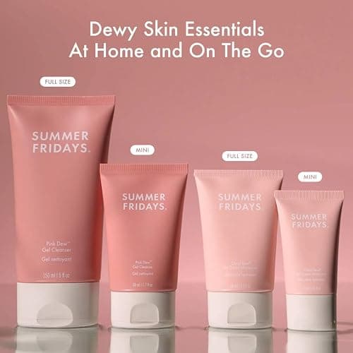 Summer Fridays Pink Dew Gel Facial Cleanser - pH-Balanced Foaming Gel Face Wash for Oily, Blemish-Prone + Sensitive Skin - Refreshing + Hydrating Gentle Face Cleanser for Soft, Radiant Skin (5 fl oz) thumbnail 9