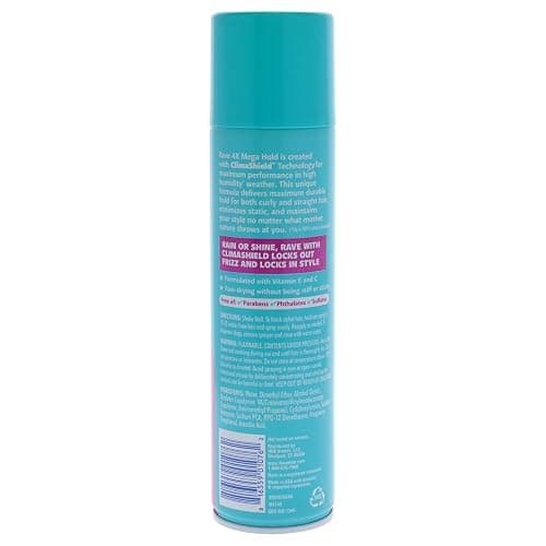 Rave 4X Mega Long-Lasting Firm Hold Scented Hair Spray for Heat Protection, Volume and Shine - ClimaShield for Extra Humidity & Minimizes Frizz thumbnail 11