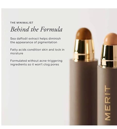 MERIT The Minimalist Perfecting Complexion Foundation and Concealer Stick Camel thumbnail 3