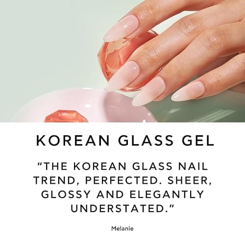 Bluesky Jelly Gel Nail Polish 10ml, Sakura Cream - CHU06, Sheer Pink Gel Nail Polish for 21 Day Manicure, Requires Curing Under LED UV Nail Lamp thumbnail 9